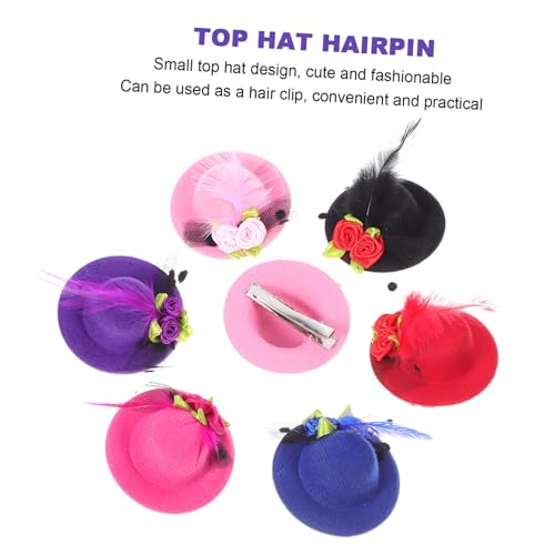 TOYZFRIENDY 24 Stück Teiliges Mini Fascinator mit Mesh Schleier und Blumen Bunte Haarklammern für Damen Vielseitige Party Kopfbedeckung für Hochzeit Geburtstag Tanz und Bühnenauftritte von TOYZFRIENDY