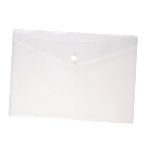 TOYZFRIENDY 24 Teiliges Dokumentenordner Klare Reißfeste und Wasserabweisende PP Mappe mit Praktischem Druckknopfverschluss als Office File Folder und Dokument Organizer von TOYZFRIENDY