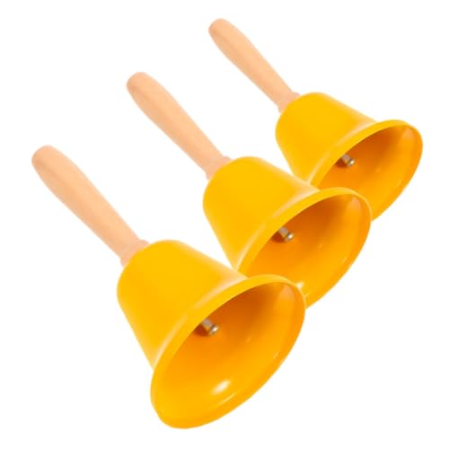 TOYZFRIENDY 3 Stück Handglocken mit Holzgriff Stabile Metallringe für Unterricht Seniorenbetreuung Essenssignal Vielseitige Anrufglocken Gelb Tragbar für Klassenzimmer Restaurant Weihnachten TOYZFRIENDY 3 Stück Handglocken mit Holzgriff Stabile Metallringe für Unterricht Seniorenbetreuung Essenssignal Vielseitige Anrufglocken Gelb Tragbar für Klassenzimmer Restaurant Weihnachten von TOYZFRIENDY