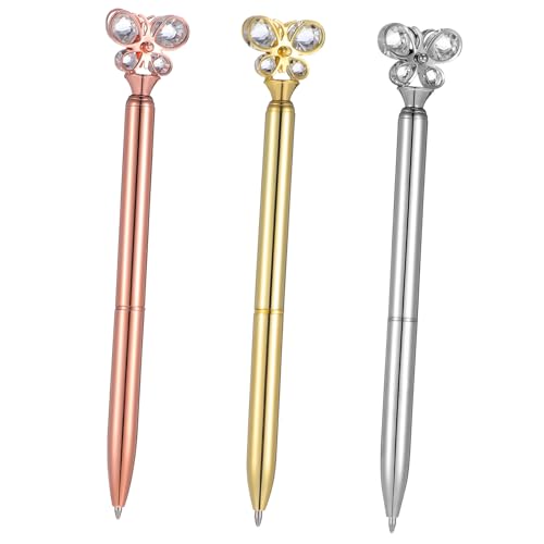 TOYZFRIENDY 3 Stück Metall Kugelschreiber Teilig Glänzend mit in Roségold Gold Silber Schreibstifte für Schüler Büro Schule Glattes Schreiben Komfortabler Griff Dekoratives TOYZFRIENDY 3 Stück Metall Kugelschreiber Teilig Glänzend mit in Roségold Gold Silber Schreibstifte für Schüler Büro Schule Glattes Schreiben Komfortabler Griff Dekoratives von TOYZFRIENDY