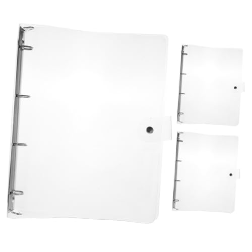 TOYZFRIENDY 3 Stück Teiliges Transparentes Ringbuch Ordner Dokumentenmappe für Effiziente Büroorganisation Tragbar und Praktisch für Zuhause und Büro TOYZFRIENDY 3 Stück Teiliges Transparentes Ringbuch Ordner Dokumentenmappe für Effiziente Büroorganisation Tragbar und Praktisch für Zuhause und Büro von TOYZFRIENDY