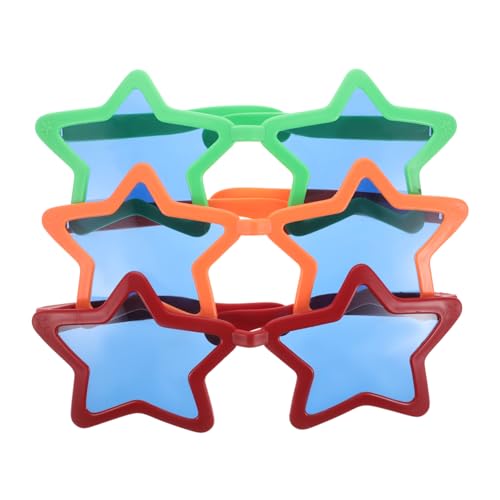 TOYZFRIENDY 3 Stück Teiliges Übergroße Sternenbrille für Sommerpartys Lustige Hawaii Dekorationsbrille Foto Requisiten für Strandfeiern Einzigartige Partybrillen für Erwachsene von TOYZFRIENDY
