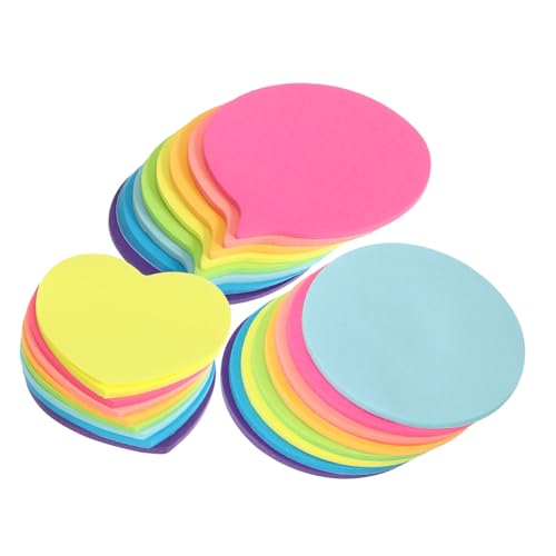 TOYZFRIENDY 30 Blatt Bunte Mini Haftnotizen Selbstklebend mit Starker Haftung für Schule und Zuhause pro Block Großes Volumen Notizblöcke für Schüler Erinnerungen und Organisation von TOYZFRIENDY