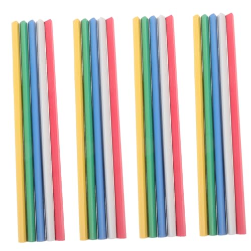 TOYZFRIENDY 30 Stück Teiliges Transparente Kunststoff ordner schiebebinder Farbige Pull Rod Clips für Dokumentenbindung Robuste Spine Bars für Ordner Vielseitig für Büro Schule und von TOYZFRIENDY