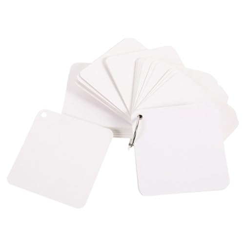 TOYZFRIENDY 300 Blatt Blanko Karteikarten Glattes Papier Vielseitig Einsetzbar für DIY Lernkarten Notizen Memo Schreibpraxis und Basteln für Büro Schule Zuhause von TOYZFRIENDY