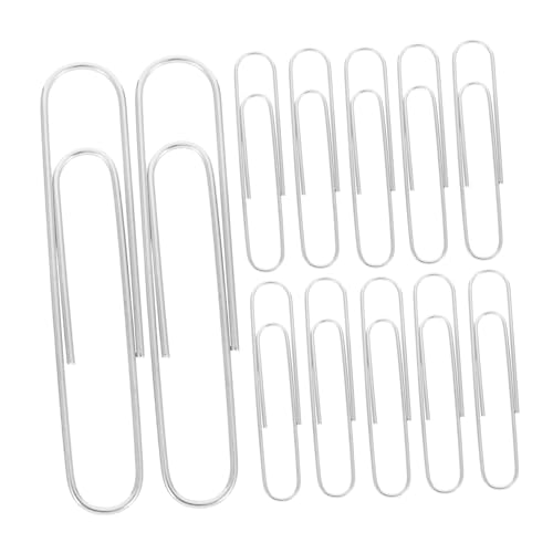 TOYZFRIENDY 300 Stück Metall Büroklammern für Dokumentenorganisation Bastelprojekte und Täglichen Gebrauch Nickelbeschichtet Robust und Wiederverwendbar TOYZFRIENDY 300 Stück Metall Büroklammern für Dokumentenorganisation Bastelprojekte und Täglichen Gebrauch Nickelbeschichtet Robust und Wiederverwendbar von TOYZFRIENDY