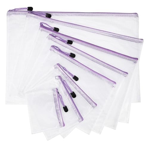 TOYZFRIENDY 32 Stück Teiliges Mesh Zipper Beutel Transparente Dokumenten und Aktenordner Beutel Verschiedene Leicht Tragbar für Büro Schule und Reisen Effiziente Organisation Kleiner TOYZFRIENDY 32 Stück Teiliges Mesh Zipper Beutel Transparente Dokumenten und Aktenordner Beutel Verschiedene Leicht Tragbar für Büro Schule und Reisen Effiziente Organisation Kleiner von TOYZFRIENDY