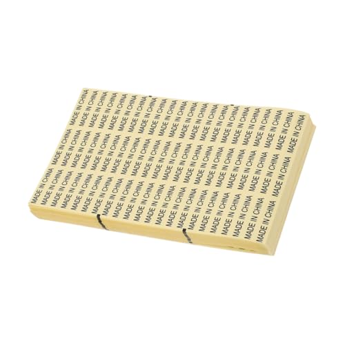 TOYZFRIENDY 3500 Stück Transparente Selbstklebende Pet labels Wasserfest Made in China Herkunftsetiketten für Verpackungen Geeignet für Metall Kunststoff Glas Papier von TOYZFRIENDY