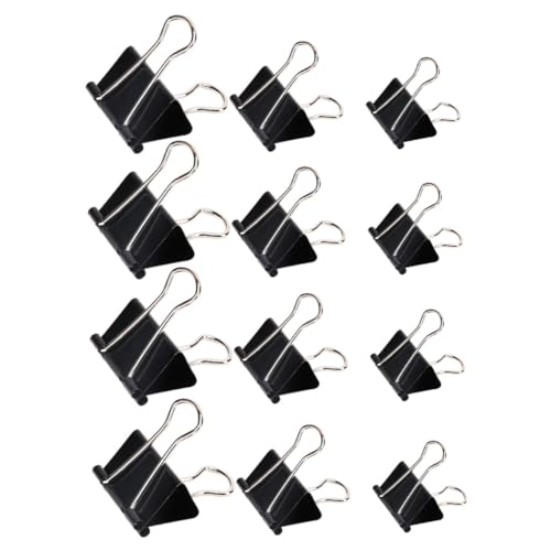 TOYZFRIENDY 36 Stück Teiliges Metall Dovetail Clips Schwarz Büroklammern für Schule und Büro Papierorganizer Vielseitig Langlebig TOYZFRIENDY 36 Stück Teiliges Metall Dovetail Clips Schwarz Büroklammern für Schule und Büro Papierorganizer Vielseitig Langlebig von TOYZFRIENDY