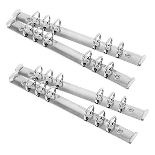 TOYZFRIENDY 4 Stück Segmentierte Binder Kreative Scrapbook Clips aus für Bürobedarf Design für Schüler Lehrer und Künstler von TOYZFRIENDY
