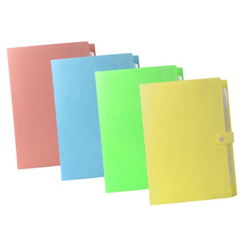 TOYZFRIENDY 4 Stück Teiliges Fächermappe Mehrschichtiger Erweiterbarer Dokumentenorganizer Leichter Tragbarer Büro und Schulordner Vielseitiger Papier und Belegaufbewahrer in Blau Gelb Grün TOYZFRIENDY 4 Stück Teiliges Fächermappe Mehrschichtiger Erweiterbarer Dokumentenorganizer Leichter Tragbarer Büro und Schulordner Vielseitiger Papier und Belegaufbewahrer in Blau Gelb Grün von TOYZFRIENDY