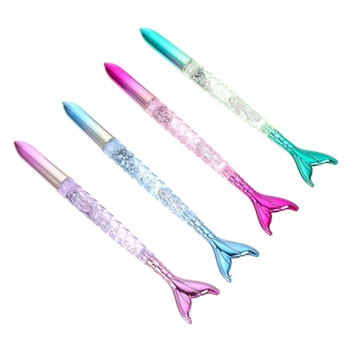TOYZFRIENDY 4 Stück Teiliges Mermaid Gelstifte Schwarze Bunte Meerjungfrau Kugelschreiber mit Uv Beschichtung Niedliche Schreibwaren für Schule Büro Alltag TOYZFRIENDY 4 Stück Teiliges Mermaid Gelstifte Schwarze Bunte Meerjungfrau Kugelschreiber mit Uv Beschichtung Niedliche Schreibwaren für Schule Büro Alltag von TOYZFRIENDY