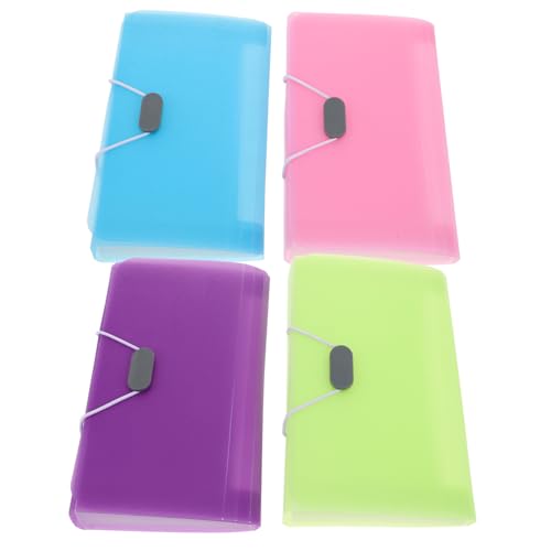 TOYZFRIENDY 4 Stück Teiliges Mini Fächermappe Tragbarer Erweiterbarer Organizer für Dokumente Quittungen und Belege Farbige Datei Aufbewahrungstasche für Büro und Unterwegs Leicht und Robust TOYZFRIENDY 4 Stück Teiliges Mini Fächermappe Tragbarer Erweiterbarer Organizer für Dokumente Quittungen und Belege Farbige Datei Aufbewahrungstasche für Büro und Unterwegs Leicht und Robust von TOYZFRIENDY