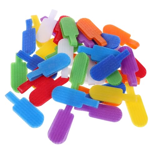 TOYZFRIENDY 40 Stück Teiliges Beschreibbarer Kabelmarkierer aus Strapazierfähigem Nylon Selbstklebende Mehrfarbige Kabelanhänger für Einfaches Kabelmanagement in Büro Zuhause und TOYZFRIENDY 40 Stück Teiliges Beschreibbarer Kabelmarkierer aus Strapazierfähigem Nylon Selbstklebende Mehrfarbige Kabelanhänger für Einfaches Kabelmanagement in Büro Zuhause und von TOYZFRIENDY