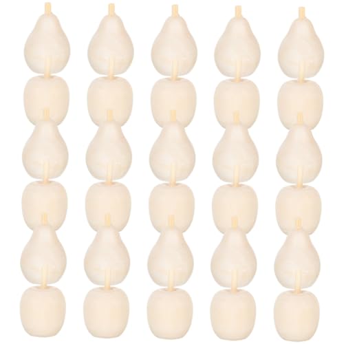 TOYZFRIENDY 40 Stück Teiliges DIY Unbehandelte Holzfrüchte Holzfiguren zum Bemalen Basteln Unlackierte Apfel und Birnen Formen für Kreative Holzdekoration und Spielspaß TOYZFRIENDY 40 Stück Teiliges DIY Unbehandelte Holzfrüchte Holzfiguren zum Bemalen Basteln Unlackierte Apfel und Birnen Formen für Kreative Holzdekoration und Spielspaß von TOYZFRIENDY
