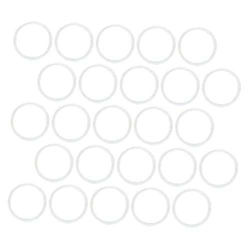 TOYZFRIENDY 40 Stück Transparente Robuste Disc Rings für Planer Notizbücher Scrapbooks Einfach zu Montieren Langlebig und Vielseitig für Lose Blattsysteme von TOYZFRIENDY