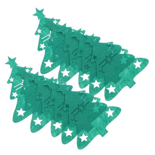 TOYZFRIENDY 48 Stück Weihnachtsbesteck Entzückende Geschirrtasche Esstischdekor Taschen Für Gabelschneider Weihnachtsfeier Gefallen Bestecktaschen Weihnachtsbaum-bestecktasche Gefühlt Grün TOYZFRIENDY 48 Stück Weihnachtsbesteck Entzückende Geschirrtasche Esstischdekor Taschen Für Gabelschneider Weihnachtsfeier Gefallen Bestecktaschen Weihnachtsbaum-bestecktasche Gefühlt Grün von TOYZFRIENDY