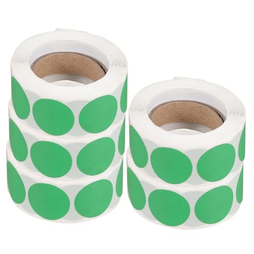 TOYZFRIENDY 5 Rollen Bunte Punktaufkleber Selbstklebend pro Dekorative Klebepunkte zum Beschriften Farbcodierung Etiketten für Zuhause Büro Schule Vielseitige Sortierhilfe von TOYZFRIENDY