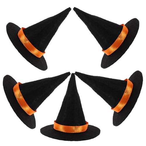TOYZFRIENDY 5 Stück Mini Hexenhüte Halloween Weinflaschen Dekoration Miniatur Hexenhut Bastelzubehör Schwarze Partydeko für Puppen und DIY Projekte TOYZFRIENDY 5 Stück Mini Hexenhüte Halloween Weinflaschen Dekoration Miniatur Hexenhut Bastelzubehör Schwarze Partydeko für Puppen und DIY Projekte von TOYZFRIENDY