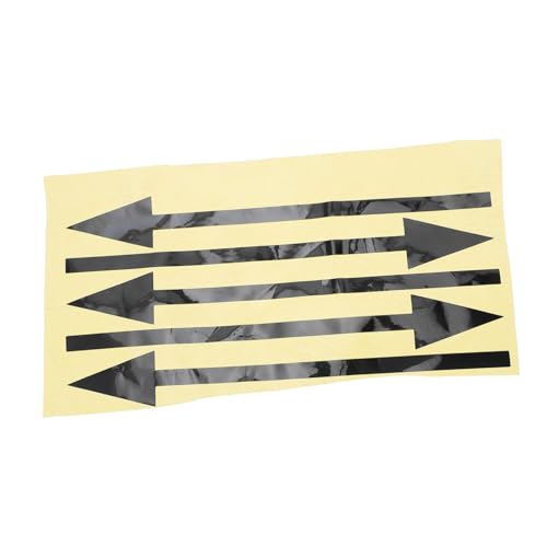 TOYZFRIENDY 5 Stück Reflektierender Mailbox -Pfeilaufkleber Abnehmbare Richtungsaufkleber Abnehmbare Pfeilabziehbilder selbstklebende Richtungsabziehbilder Richtungskleberzeichen PVC Schwarz von TOYZFRIENDY