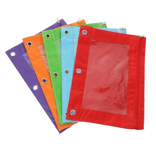 TOYZFRIENDY 5 Stück Teiliges Binder Taschen aus Oxford Große Dokumententaschen mit Reißverschluss Multifunktionale Organizer für Büro Schule und Reisen Buntes für Ordentliche Ablage TOYZFRIENDY 5 Stück Teiliges Binder Taschen aus Oxford Große Dokumententaschen mit Reißverschluss Multifunktionale Organizer für Büro Schule und Reisen Buntes für Ordentliche Ablage von TOYZFRIENDY