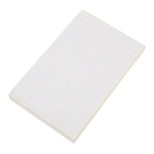 TOYZFRIENDY 50 Blatt Blanko Aufkleber Selbstklebend Etiketten zum Beschriften für Schule Büro Haushalt Marmeladengläser Sortieren und Organisieren Notizen Sticker TOYZFRIENDY 50 Blatt Blanko Aufkleber Selbstklebend Etiketten zum Beschriften für Schule Büro Haushalt Marmeladengläser Sortieren und Organisieren Notizen Sticker von TOYZFRIENDY