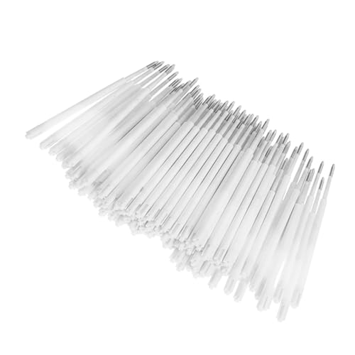 TOYZFRIENDY 50 Stück Kugelschreibermine Schwarz Große Tintenreservoir Kugelschreiberminen Ersatz für Kunststoff Kugelschreiber Beaded Pen Supplies Geeignet für Büro Schule und Studenten von TOYZFRIENDY