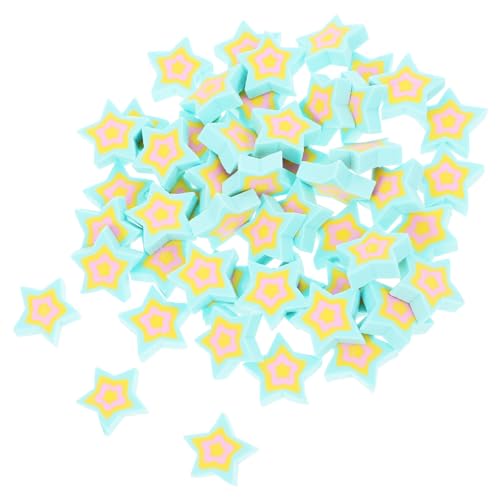 TOYZFRIENDY 50 Stück Mini Radiergummis in Sternform Kleine Kawaii Radierer für Schule und und Tragbar Papierfreundlich und Langlebig Radiergummis für Schüler von TOYZFRIENDY