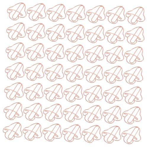 TOYZFRIENDY 50 Stück Rosegold Pilz Büroklammern Stylische Multifunktionale Papierclips für Dokumente Lesezeichen Einladungen Büro Schule Fotos und Bastelbedarf TOYZFRIENDY 50 Stück Rosegold Pilz Büroklammern Stylische Multifunktionale Papierclips für Dokumente Lesezeichen Einladungen Büro Schule Fotos und Bastelbedarf von TOYZFRIENDY