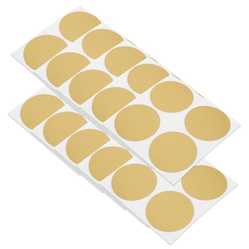 TOYZFRIENDY 50 Stück Runde Goldene Scratch Off Aufkleber Selbstklebend DIY Sticker Etiketten Für Hochzeit Spiele Party Dekoration Scrapbooking von TOYZFRIENDY