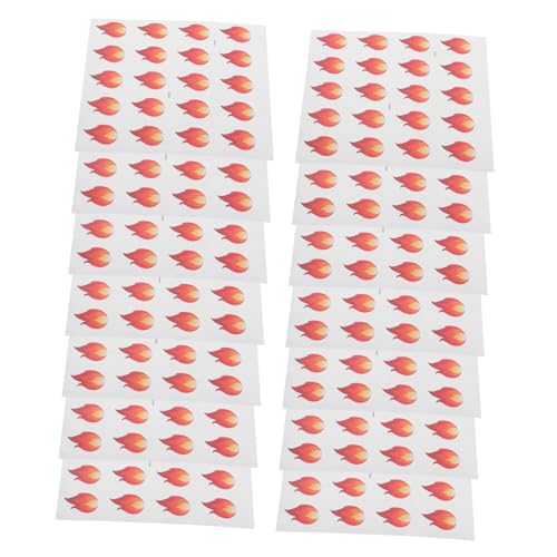 TOYZFRIENDY 500 Stück Kleine Flammen Aufkleber Feuerförmige Wasser und Ölresistente Klebeetiketten mit Starker Haftung Geeignet für Lebensmittelverpackungen Scrapbooking Wasserflaschen und TOYZFRIENDY 500 Stück Kleine Flammen Aufkleber Feuerförmige Wasser und Ölresistente Klebeetiketten mit Starker Haftung Geeignet für Lebensmittelverpackungen Scrapbooking Wasserflaschen und von TOYZFRIENDY