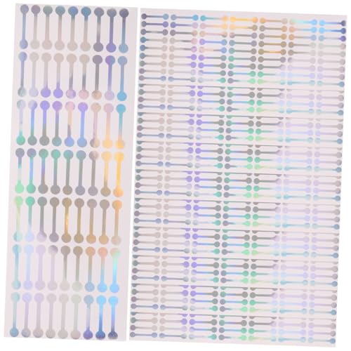 TOYZFRIENDY 500 Stück Pvc siegelaufkleber Selbstklebend Langlebig Manipulationssicher für Kosmetikflaschen Ätherische Ölflaschen Weiche Tuben und Geschenkverpackungen Glänzend Silber nicht von TOYZFRIENDY