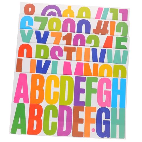TOYZFRIENDY 6 Blätter Selbstklebende Bunte Buchstaben und Zahlenaufkleber Reflektierende Diy Sticker für Dekoration Scrapbooking Postfächer Handys Gläser Einfach zu Kleben und Entfernen TOYZFRIENDY 6 Blätter Selbstklebende Bunte Buchstaben und Zahlenaufkleber Reflektierende Diy Sticker für Dekoration Scrapbooking Postfächer Handys Gläser Einfach zu Kleben und Entfernen von TOYZFRIENDY