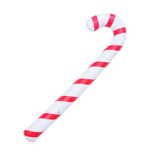 TOYZFRIENDY 6 Stück Aufblasbare Krücken Weihnachtsdekoration Für Den Innenbereich Aufblasbare Weihnachtskrücken Luftballons Party Zuckerstangen Dekoration Dekorationen Stöcke von TOYZFRIENDY