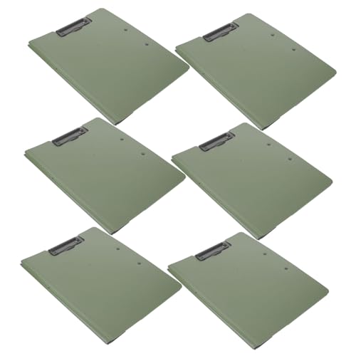 TOYZFRIENDY 6 Stück Clipboard Folder Teiliges Faltbar mit Horizontalen Vertikalen Clips Robuste Schreibmappe für Büro und Konferenz Tragbar und Sicherer Dokumentenhalter in Militärgrün TOYZFRIENDY 6 Stück Clipboard Folder Teiliges Faltbar mit Horizontalen Vertikalen Clips Robuste Schreibmappe für Büro und Konferenz Tragbar und Sicherer Dokumentenhalter in Militärgrün von TOYZFRIENDY