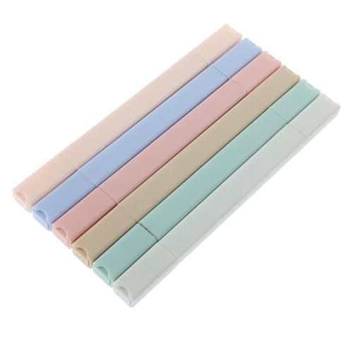 TOYZFRIENDY 6 Stück Kleine Highlighter Marker Stifte Doppelseitig Farbige Textmarker für Schule Studium Notizen Markieren Lebendige Farben Langlebig Praktisch TOYZFRIENDY 6 Stück Kleine Highlighter Marker Stifte Doppelseitig Farbige Textmarker für Schule Studium Notizen Markieren Lebendige Farben Langlebig Praktisch von TOYZFRIENDY