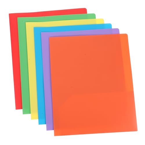 TOYZFRIENDY 6 Stück Kunststoff ordner Farbige Schnellhefter für Dokumente Vielseitig für Büro und Schule Robuste Aktenhüllen zum Schutz und Organisieren von Papieren TOYZFRIENDY 6 Stück Kunststoff ordner Farbige Schnellhefter für Dokumente Vielseitig für Büro und Schule Robuste Aktenhüllen zum Schutz und Organisieren von Papieren von TOYZFRIENDY