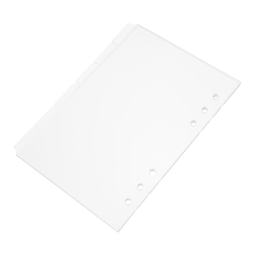TOYZFRIENDY 6 Stück Teiliges Acryl Trennblätter Ringbuch Einlagen Langlebige Abnehmbare Organizer für Büro Schule und Notizbücher Geeignet für Reisejournal und Skizzenbücher TOYZFRIENDY 6 Stück Teiliges Acryl Trennblätter Ringbuch Einlagen Langlebige Abnehmbare Organizer für Büro Schule und Notizbücher Geeignet für Reisejournal und Skizzenbücher von TOYZFRIENDY