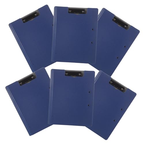 TOYZFRIENDY 6 Stück Teiliges Klemmbrett mit Doppelclip Flexible Schreibunterlage für Vertikales und Horizontales Schreiben Stabiler Dokumentenhalter Leichter Portfolio Ordner für Büro Schule TOYZFRIENDY 6 Stück Teiliges Klemmbrett mit Doppelclip Flexible Schreibunterlage für Vertikales und Horizontales Schreiben Stabiler Dokumentenhalter Leichter Portfolio Ordner für Büro Schule von TOYZFRIENDY