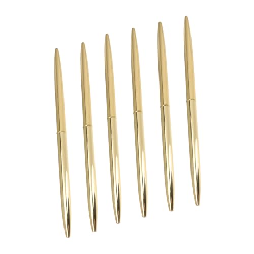 TOYZFRIENDY 6 Stück Teiliges Metall Kugelschreiber Leicht Drehbar Schwarze Eleganter Stift für Büro Schule Bank Business Nutzung TOYZFRIENDY 6 Stück Teiliges Metall Kugelschreiber Leicht Drehbar Schwarze Eleganter Stift für Büro Schule Bank Business Nutzung von TOYZFRIENDY