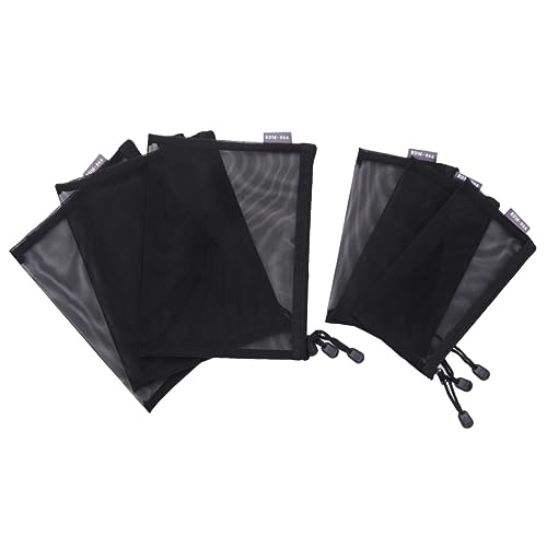 TOYZFRIENDY 6 Stück Tragbare Mesh Reißverschlusstaschen für Dokumente Schwarz für Büro und Schule Wiederverwendbar Robust und Flexibel TOYZFRIENDY 6 Stück Tragbare Mesh Reißverschlusstaschen für Dokumente Schwarz für Büro und Schule Wiederverwendbar Robust und Flexibel von TOYZFRIENDY