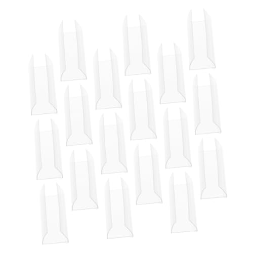 TOYZFRIENDY 60 Stück Teiliges Regal Etikettenhalter aus Pet Robust Installieren Vielseitig Einsetzbar für Supermarkt Preisschilder und Verkaufsregale Platzsparend und Langlebig von TOYZFRIENDY