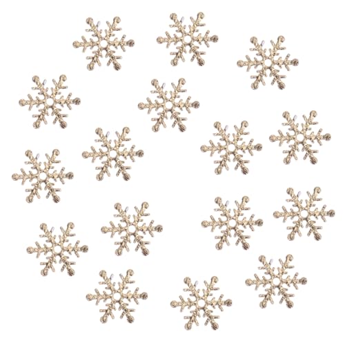 TOYZFRIENDY 600 Stk. Party Konfetti Gold Schneeflocken Dekorationen Fake Snowflakes für Weihnachtsfeier Tischdekorationen und Festliche Partys von TOYZFRIENDY