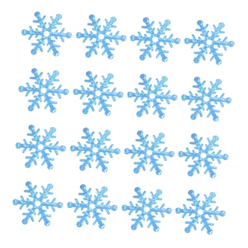 TOYZFRIENDY 600 Stk. Weihnachts Schneeflocken Konfetti Blau Festliche Partydeko Vielseitig Verwendbar für Weihnachten Familienfeiern und DIY Dekoration von TOYZFRIENDY