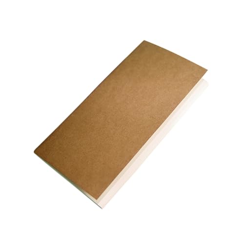 TOYZFRIENDY 8 Stück Teiliges Kraftpapier Notizbuch Nachfüllset Blanko Papier für Reisejournal Tagebuch Memo Pad zum Schreiben und Zeichnen Hochwertiges Reisetagebuch Zubehör von TOYZFRIENDY