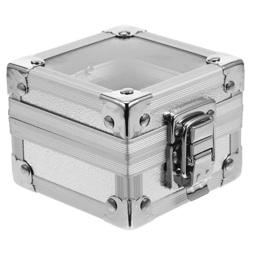 TOYZFRIENDY Aluminium Aufbewahrungsbox für Nagelschleifköpfe mit Staubschutz Transparenter Organizer für Maniküre Bohrer Kompakte Nagelwerkzeugbox für Maniküre und DIY Nagelkunst TOYZFRIENDY Aluminium Aufbewahrungsbox für Nagelschleifköpfe mit Staubschutz Transparenter Organizer für Maniküre Bohrer Kompakte Nagelwerkzeugbox für Maniküre und DIY Nagelkunst von TOYZFRIENDY