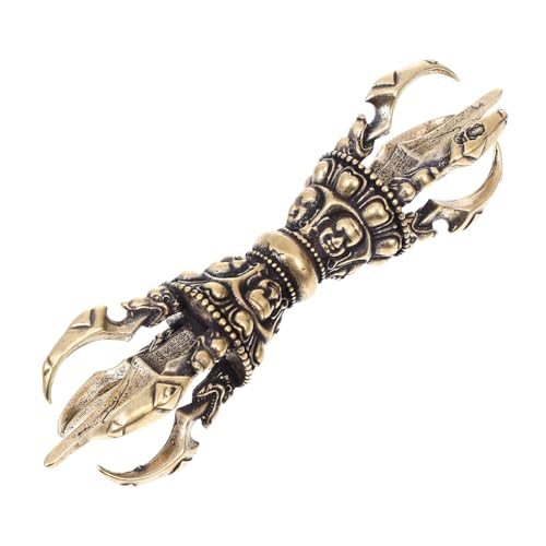 TOYZFRIENDY Antike Messing Vajra Pestle Dekoration Stabiles Langlebiges Tibetisches Desktop Ornament Kreative Handwerkskunst Kleine Vintage Verzierung TOYZFRIENDY Antike Messing Vajra Pestle Dekoration Stabiles Langlebiges Tibetisches Desktop Ornament Kreative Handwerkskunst Kleine Vintage Verzierung von TOYZFRIENDY