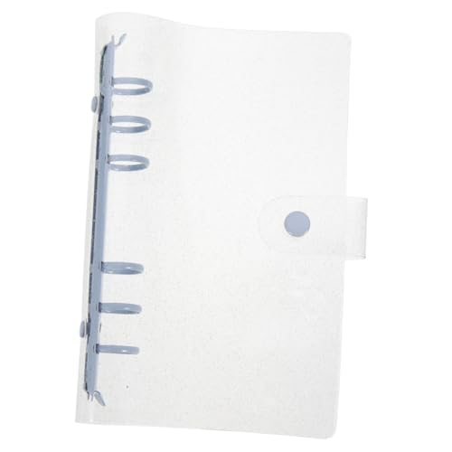 TOYZFRIENDY Binder Hülle Transparent PVC Sechsloch Reusable Notebook Schutzhülle für Büro und Reise Praktische Dokumentenmappe ohne Einlagen von TOYZFRIENDY