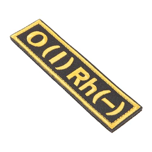 TOYZFRIENDY Blutgruppen Patch O Aufnäher aus Strapazierfähigem Klettband für Kleidung Rucksäcke Taktische Ausrüstung Leichter Reißfester Blutgruppen Patch für Uniformen Jacken Taschen von TOYZFRIENDY