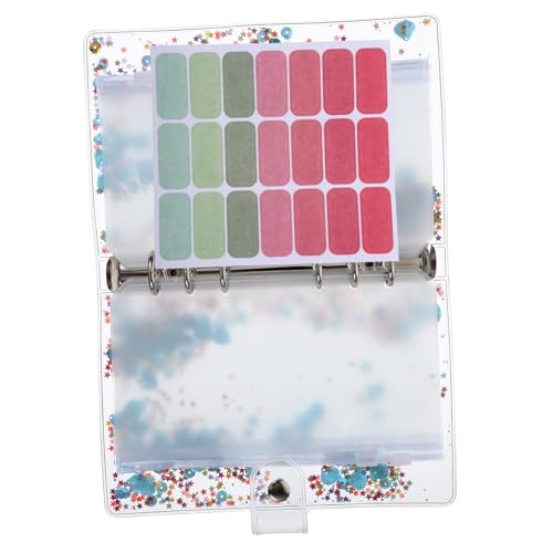 TOYZFRIENDY Budget Binder mit Reißverschluss Geldbörse Wasserdichtes Material Lose Organizer für Bargeld Karten Quittungen Vielseitig Transparent für Budgetplanung und Cash Envelopes System von TOYZFRIENDY